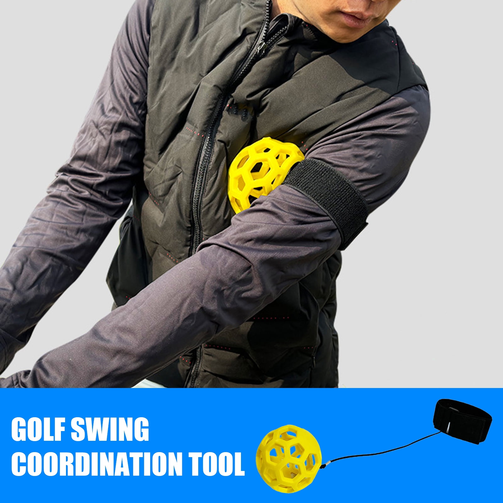 Ettsollp Golf Swing Trainer Smart Ball Golf Training Aid Golf Swing