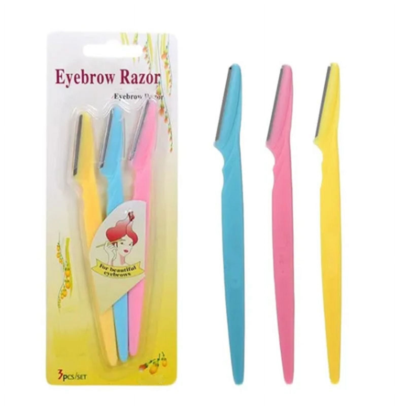 Eyebrow Trimming Knife Stainless Steel Prevent Slipping Handle