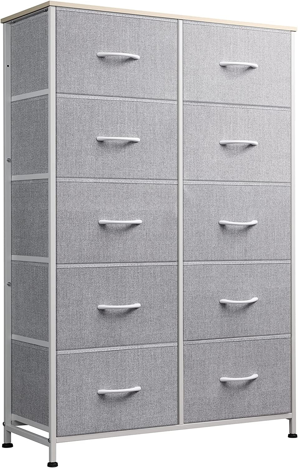 Feiro Drawer Dresser Fabric Storage Tower For Bedroom Hallway