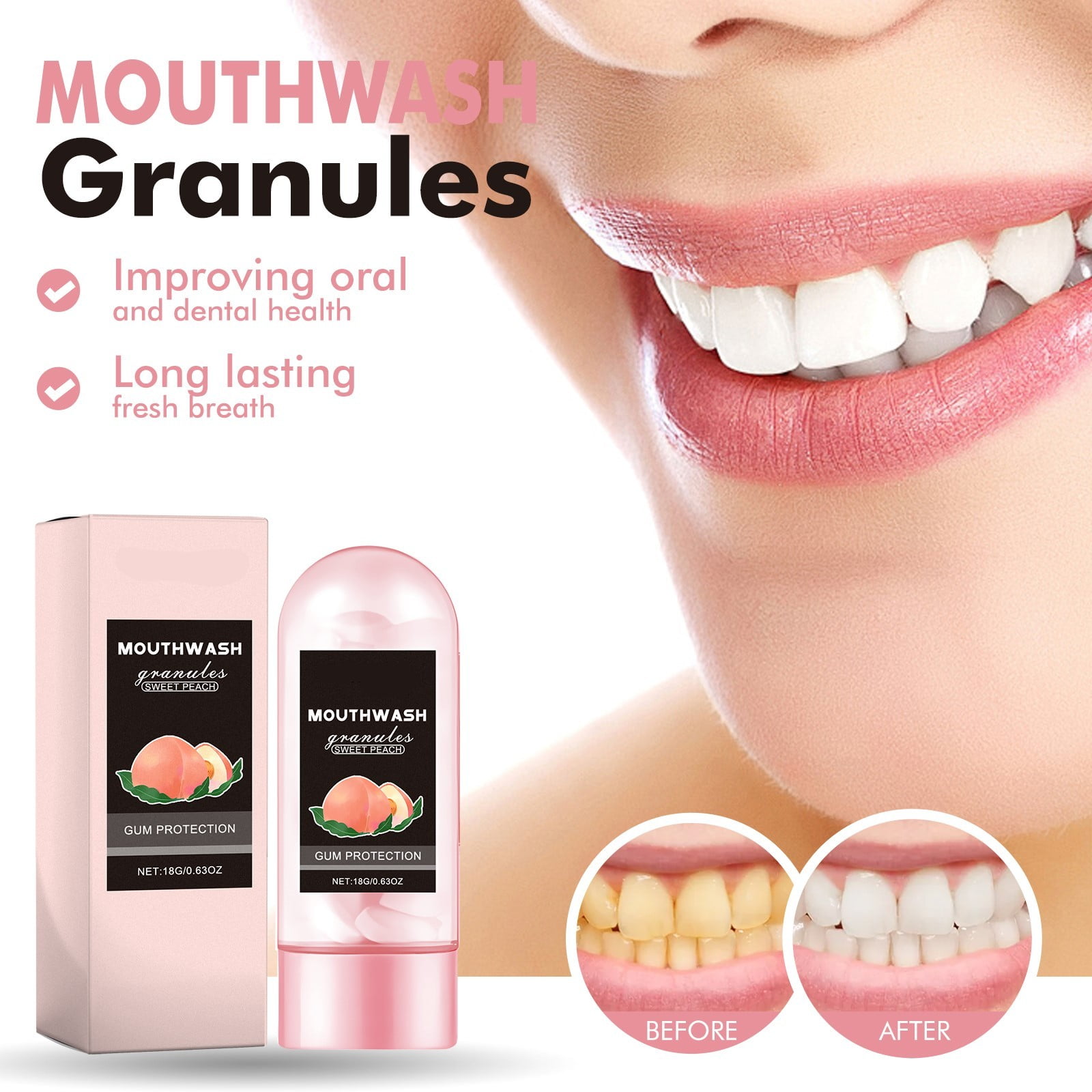 FSTDelivery Natural Toothpaste Tablet Bits Chewable Mouthwash