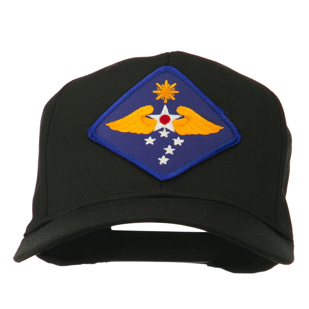 Far East Air Force Patched Cap Black OSFM Walmart