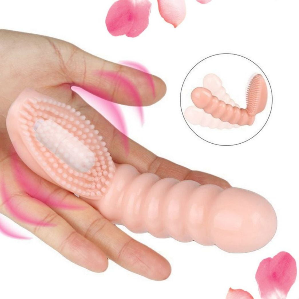 Finger Penis Sleeve Vibrator For Woman Squirt G Spot Penis Vagina Clit