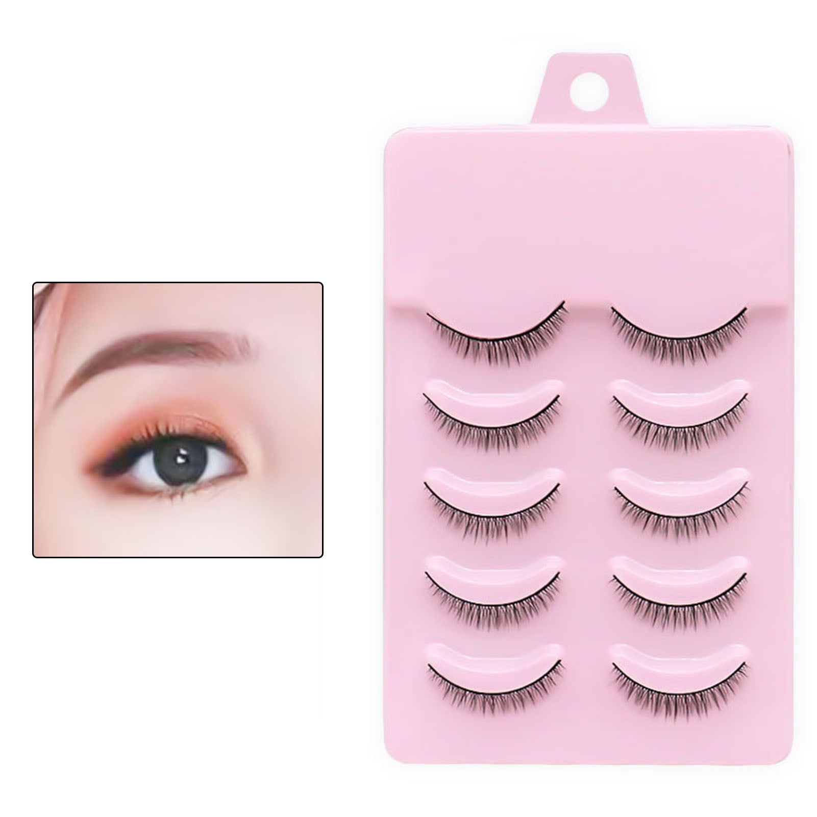 Flmtop Pairs False Eyelashes Natural Perfect Fitting Artificial Fiber