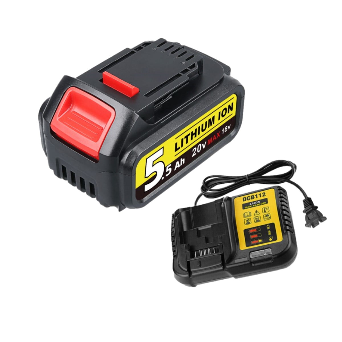 Dewalt 20V Lithium 5 0Ah Max XR DCB200 DCB206 2 DCB205 Battery With