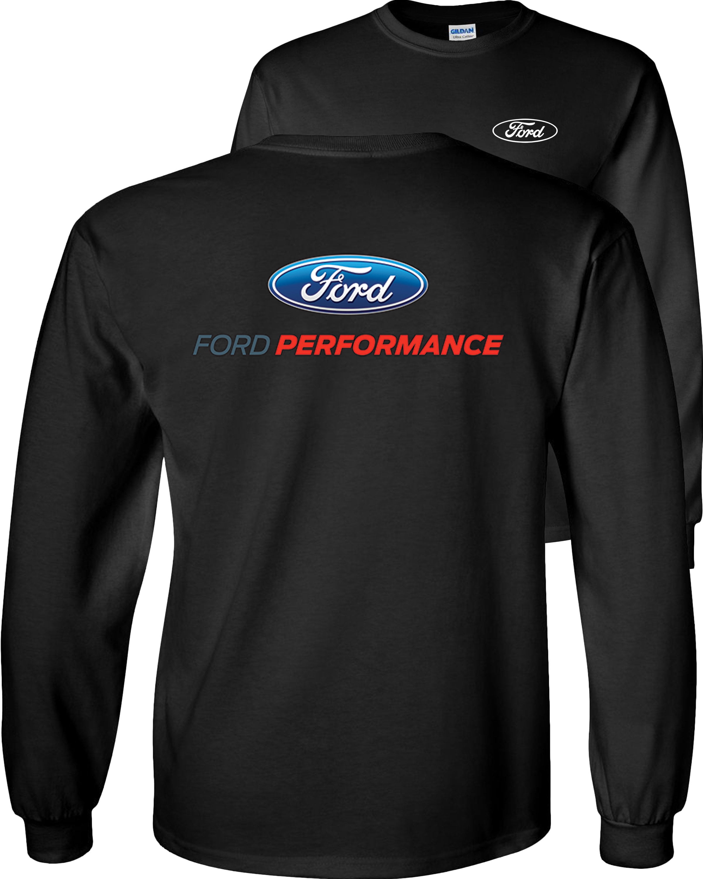 Ford Performance Long Sleeve Shirt Gt Racing St Logo Walmart