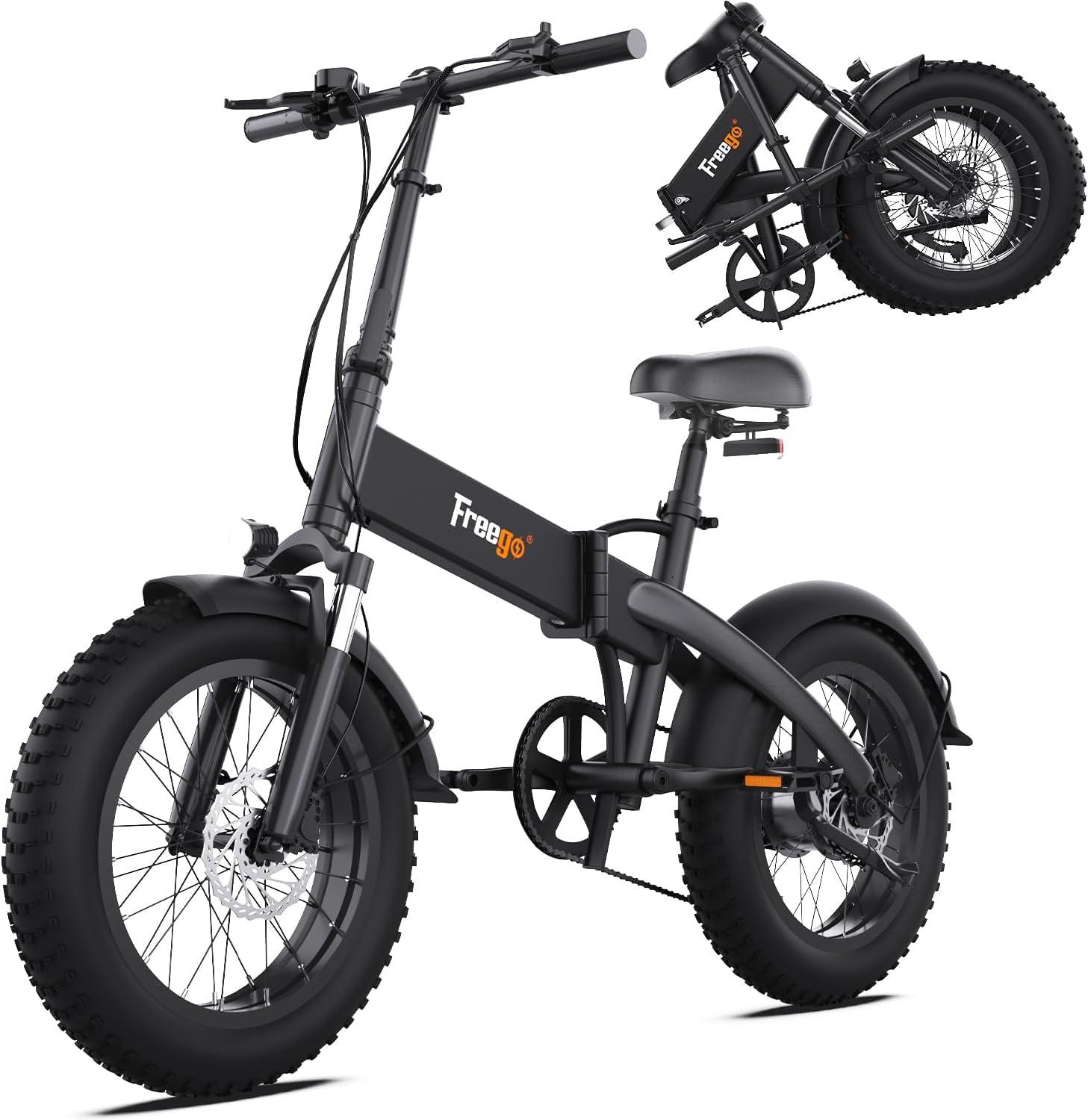 Freego Electric Bike Adult Folding Bikes Mile Range E Speed