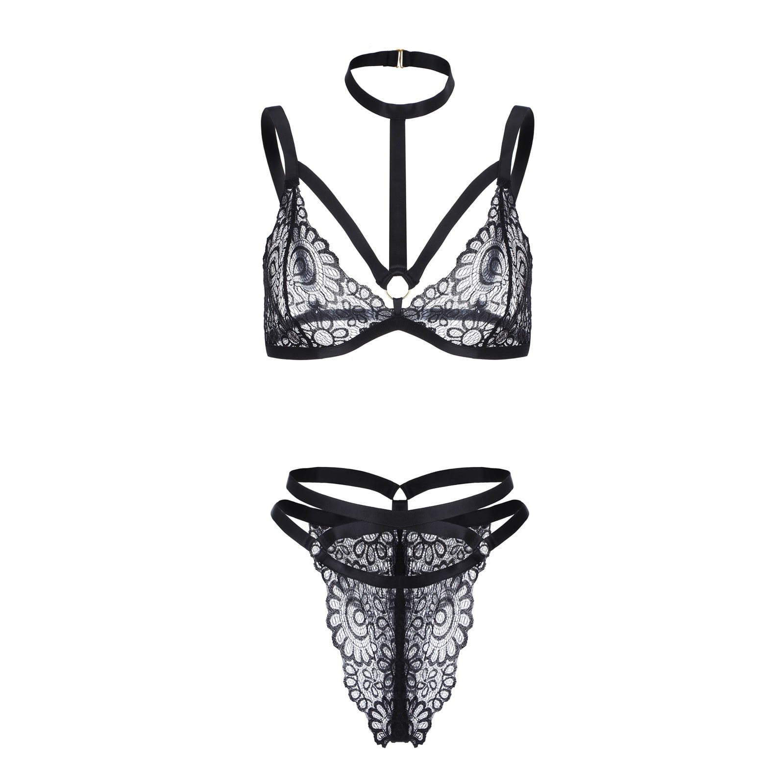 Gdreda Lingerie Sets For Women New Sexy Fashion Love Lace Lingerie