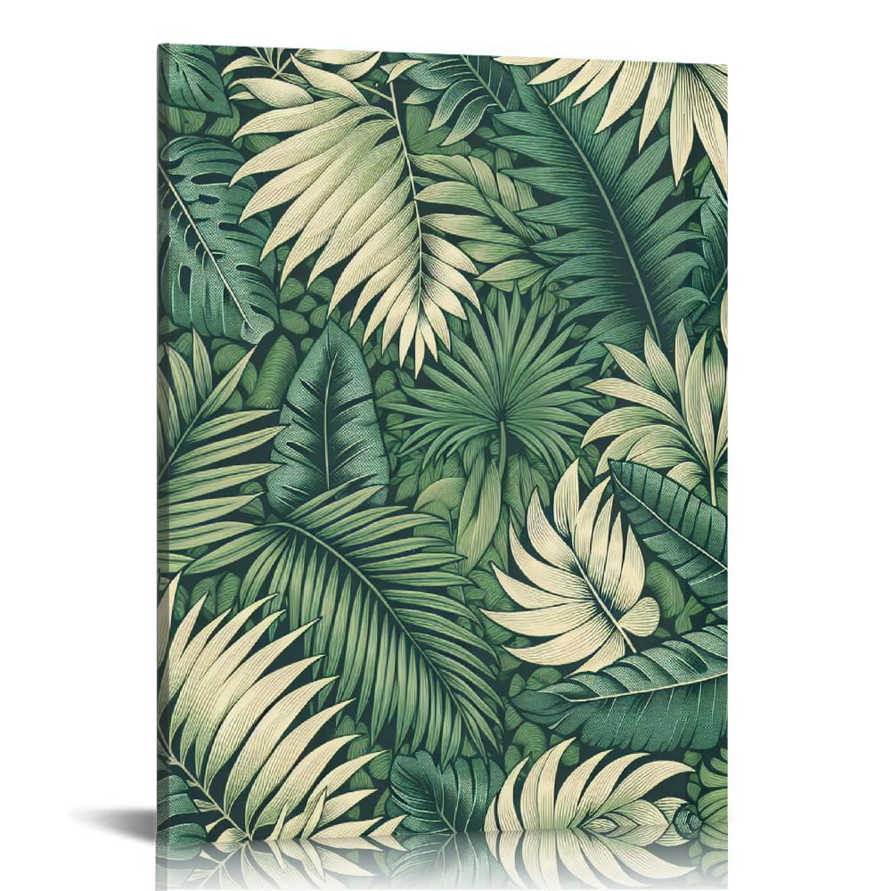 Gosmith Palm Leaf Green Palm Tree Banana Leaves Tropical Jungle