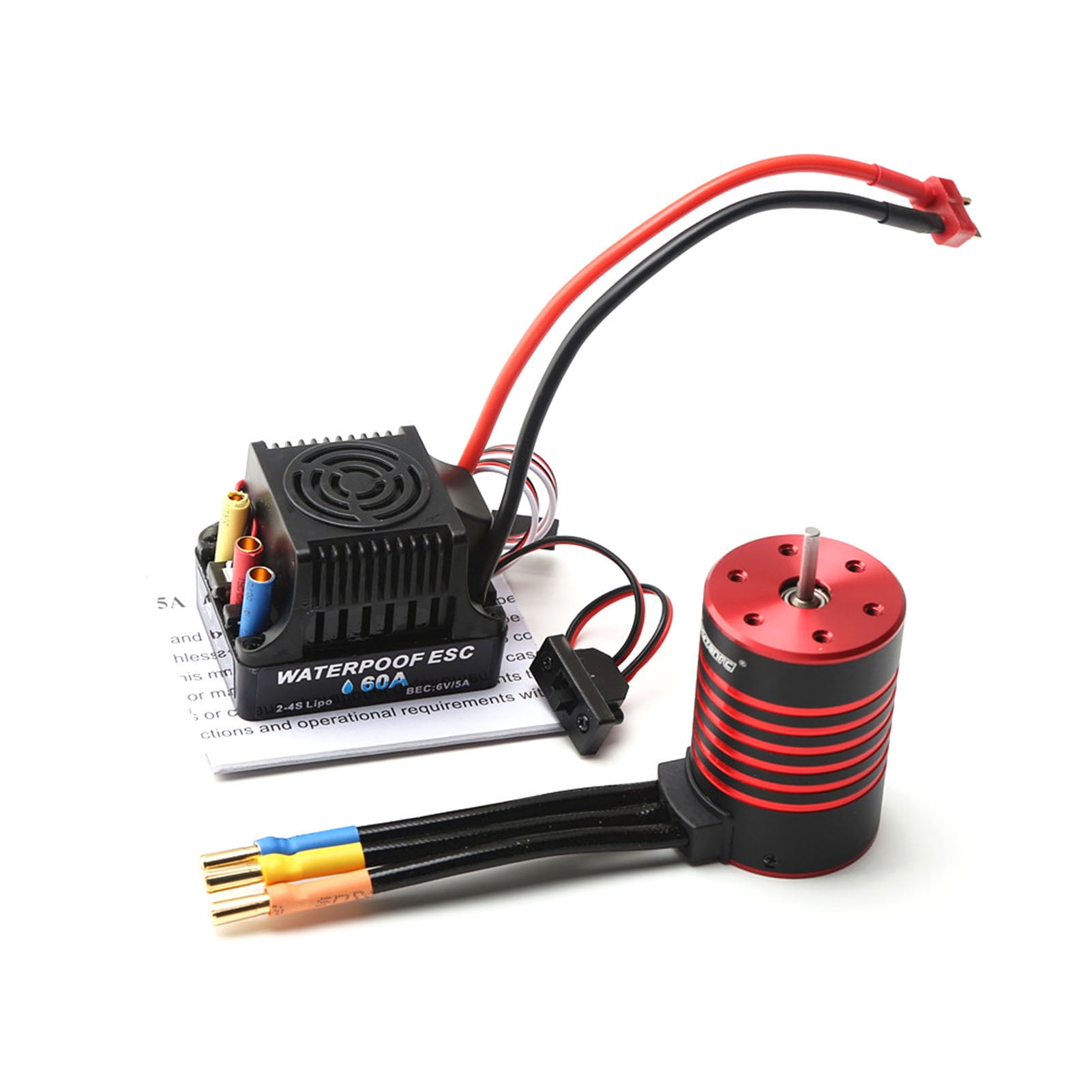 GTSKYTENRC ESC Motor 3100kv Waterproof Esc MotorCar 1 10 Remote Car Esc