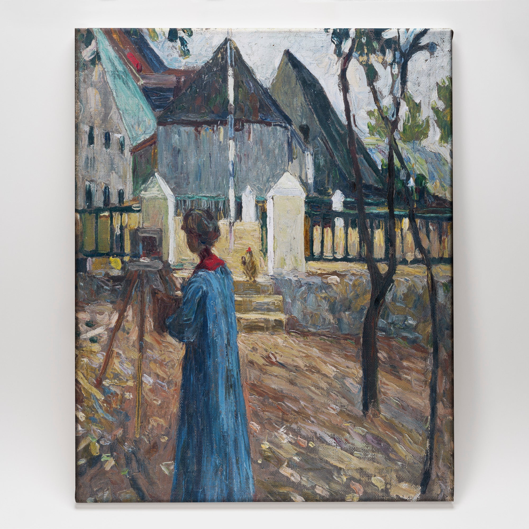 Gabriele Munter Painting Canvas Wall Art Wall D Cor By Wassily