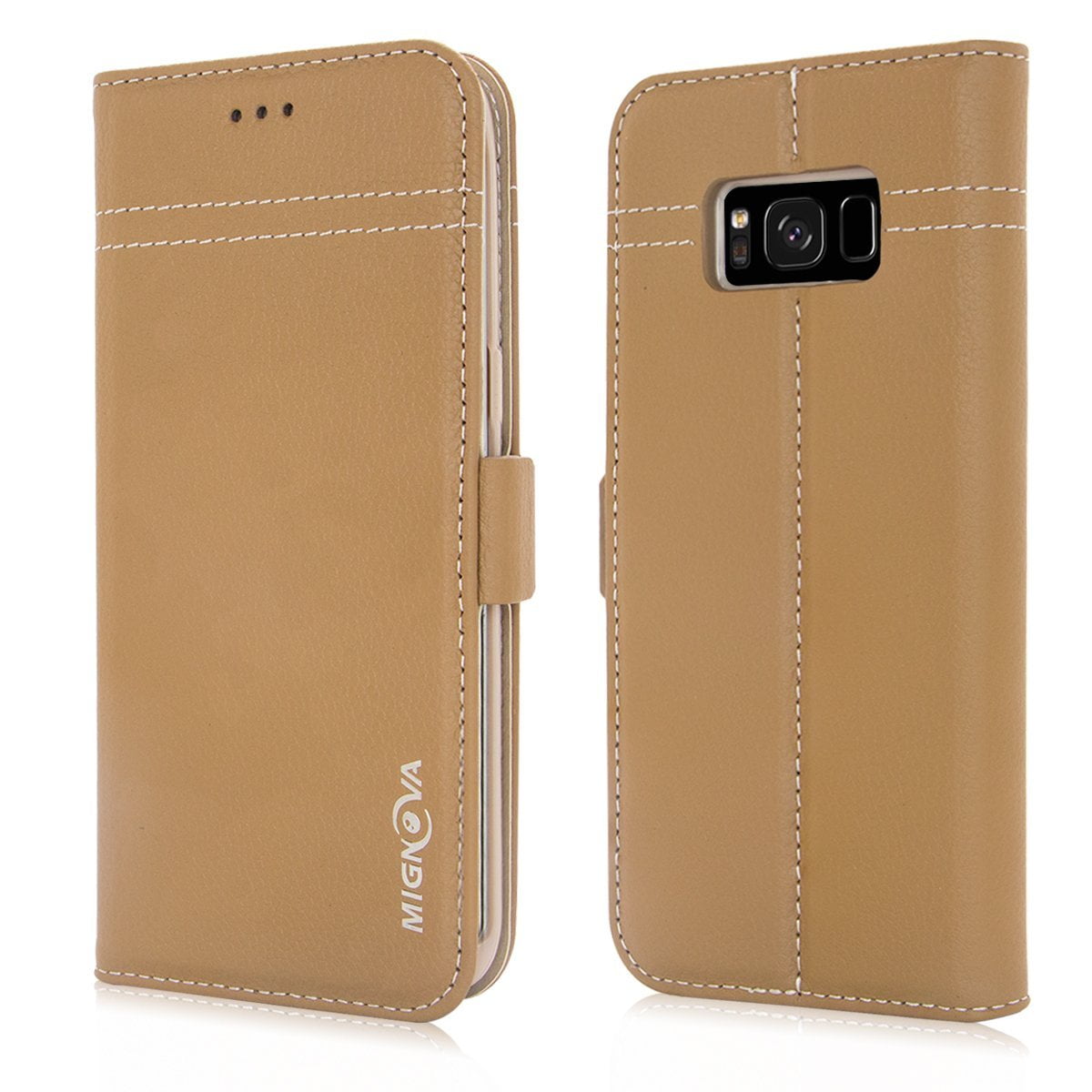 Galaxy S8 Case Mignova Galaxy S8 Wallet Case Genuine Premium Leather