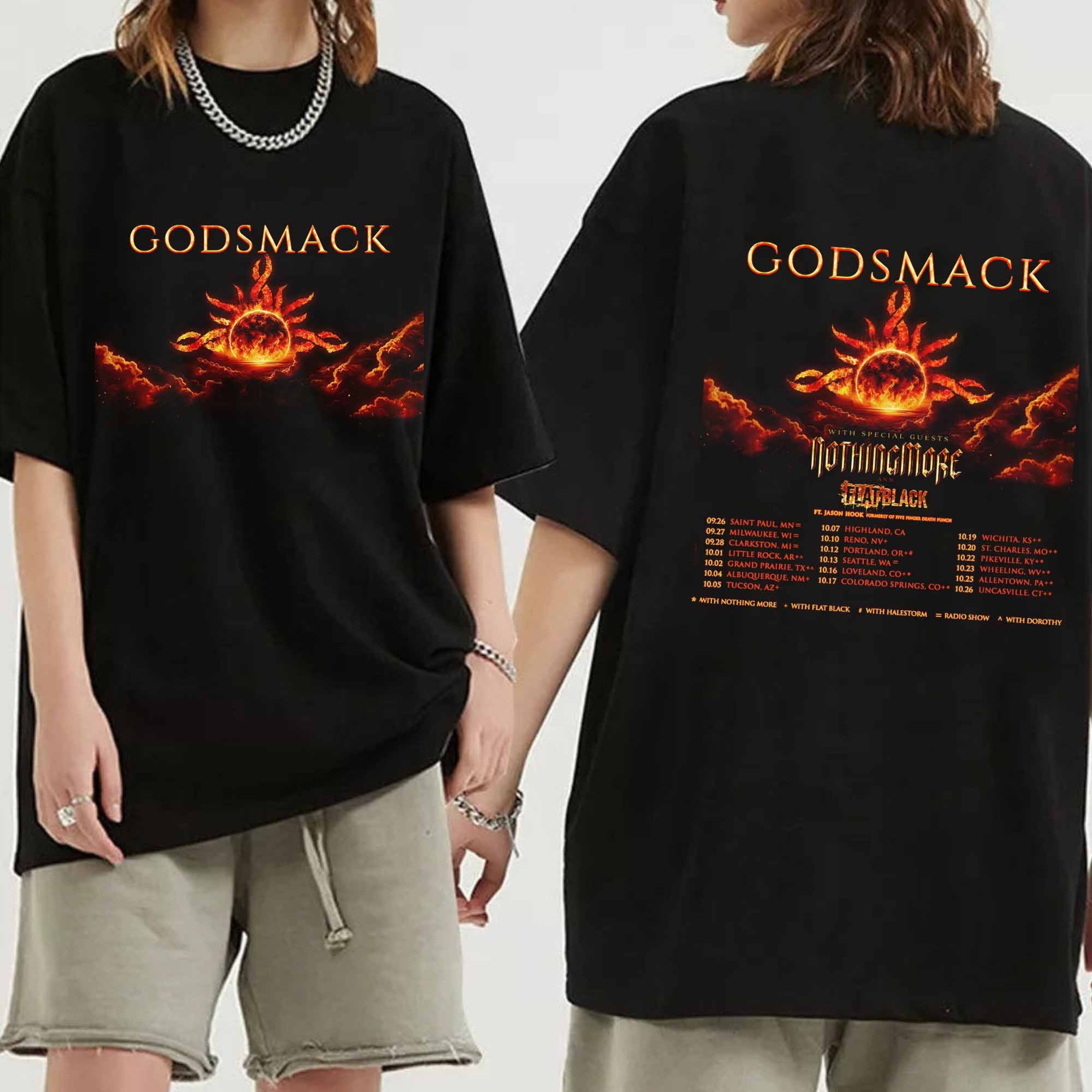 Godsmack Fall Tour Shirt Godsmack Band Fan Shirt Godsmack