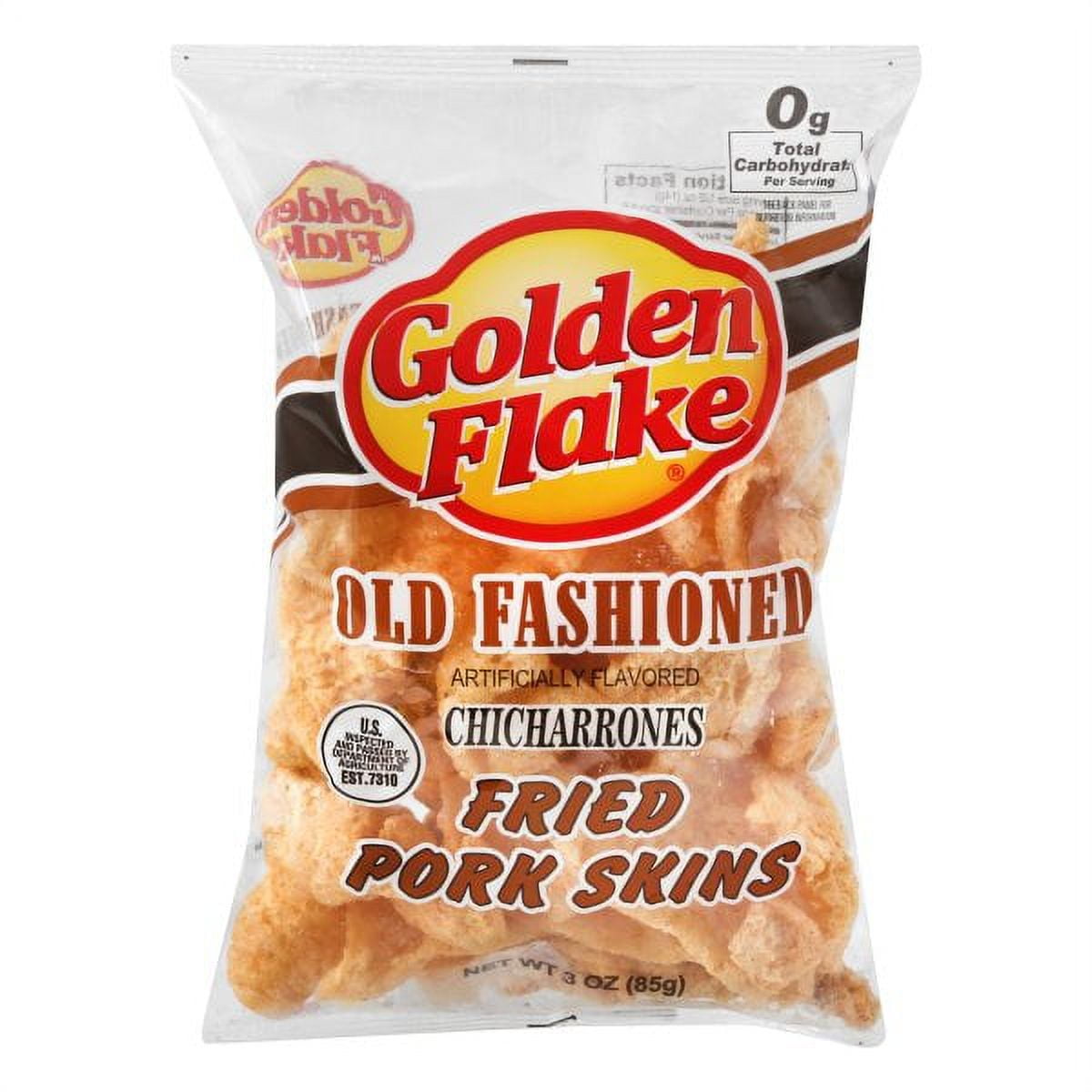 Golden Flake Old Fashioned Fried Pork Skins 3 Oz Walmart