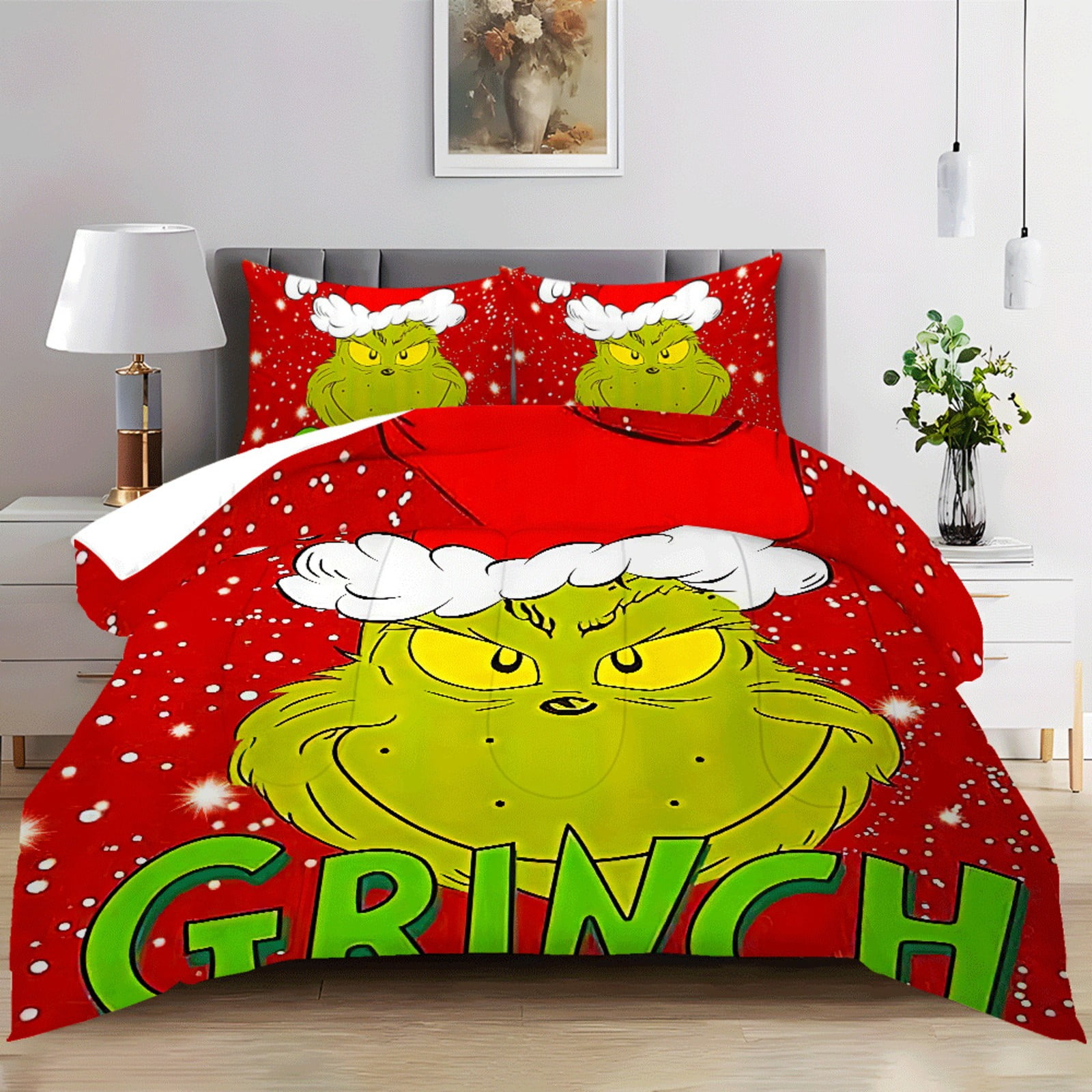 Grinch Bedding King Grinch Sheets King Grinch Sheets Queen Grinch Three