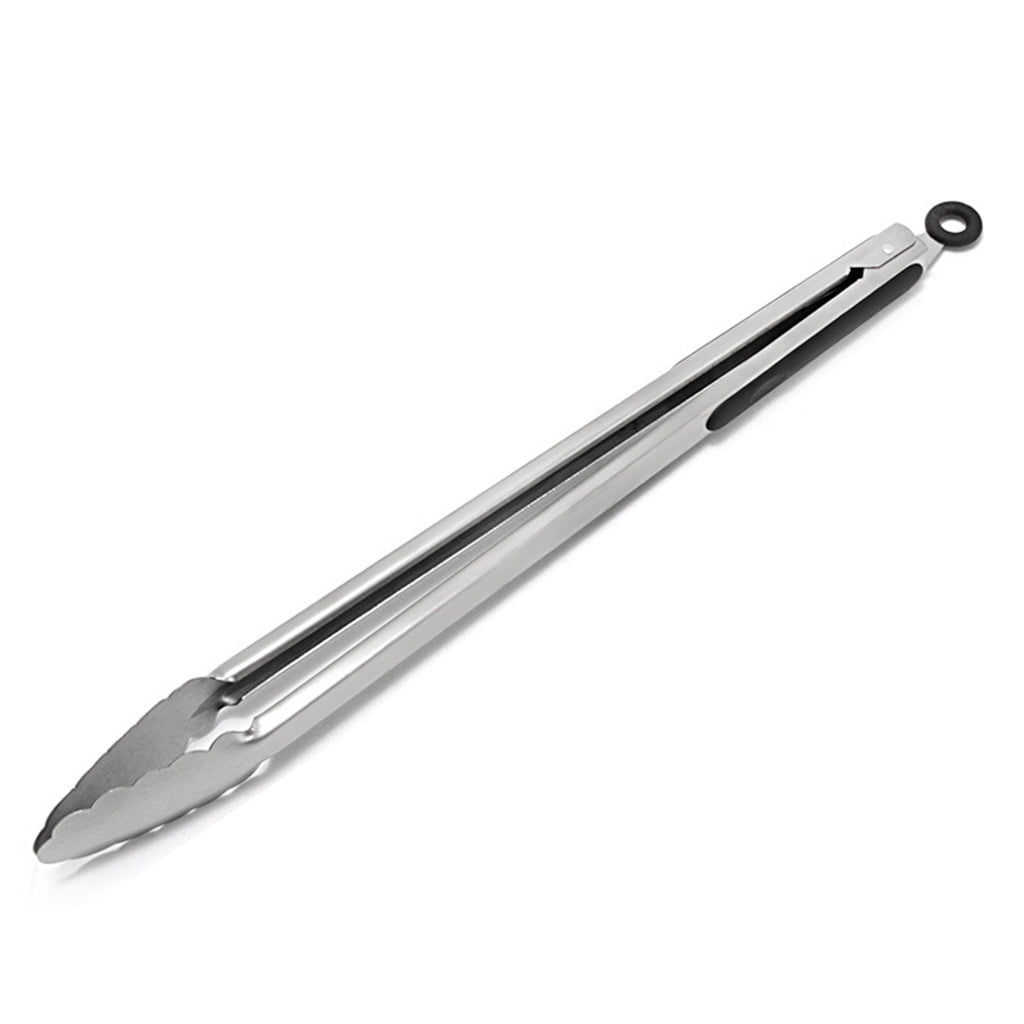 HGYCPP Stainless Steel Barbecue Tongs Kitchen Meat Food Tongs