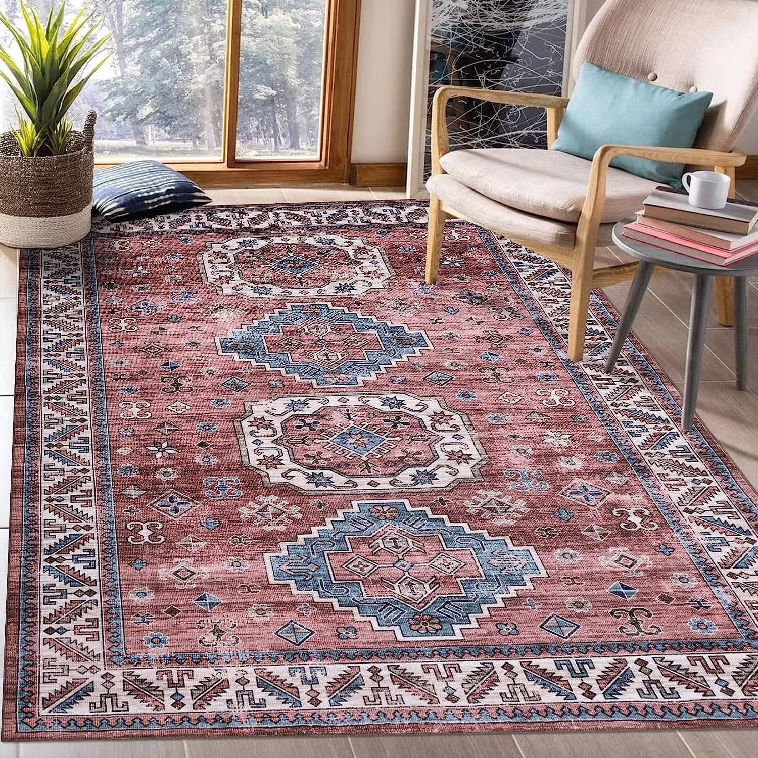 HOMERRY Large 9 X 12 Area Rug Bedroom Rug Indoor Oriental Living Room