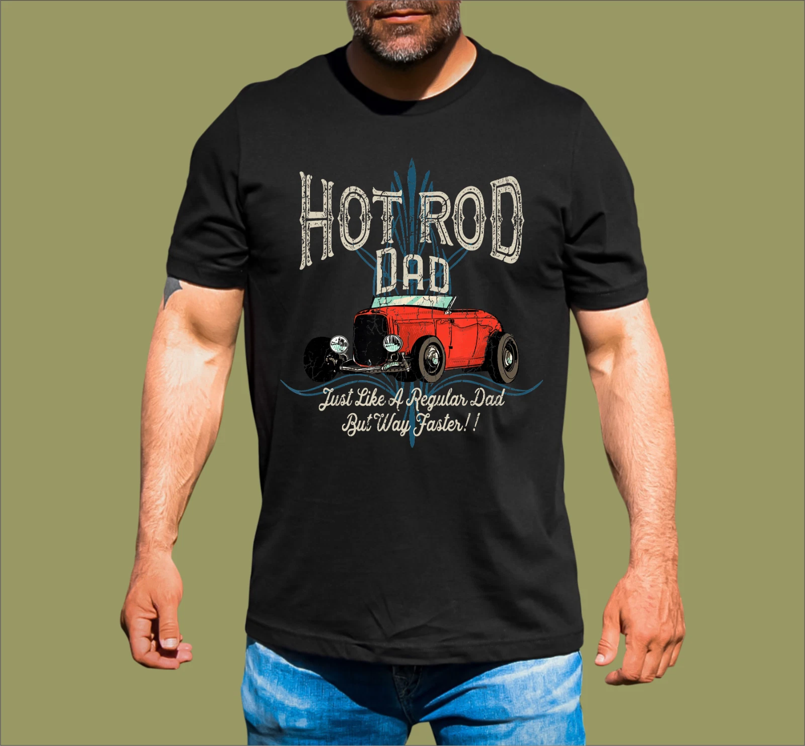 HOT ROD DAD T SHIRT Walmart