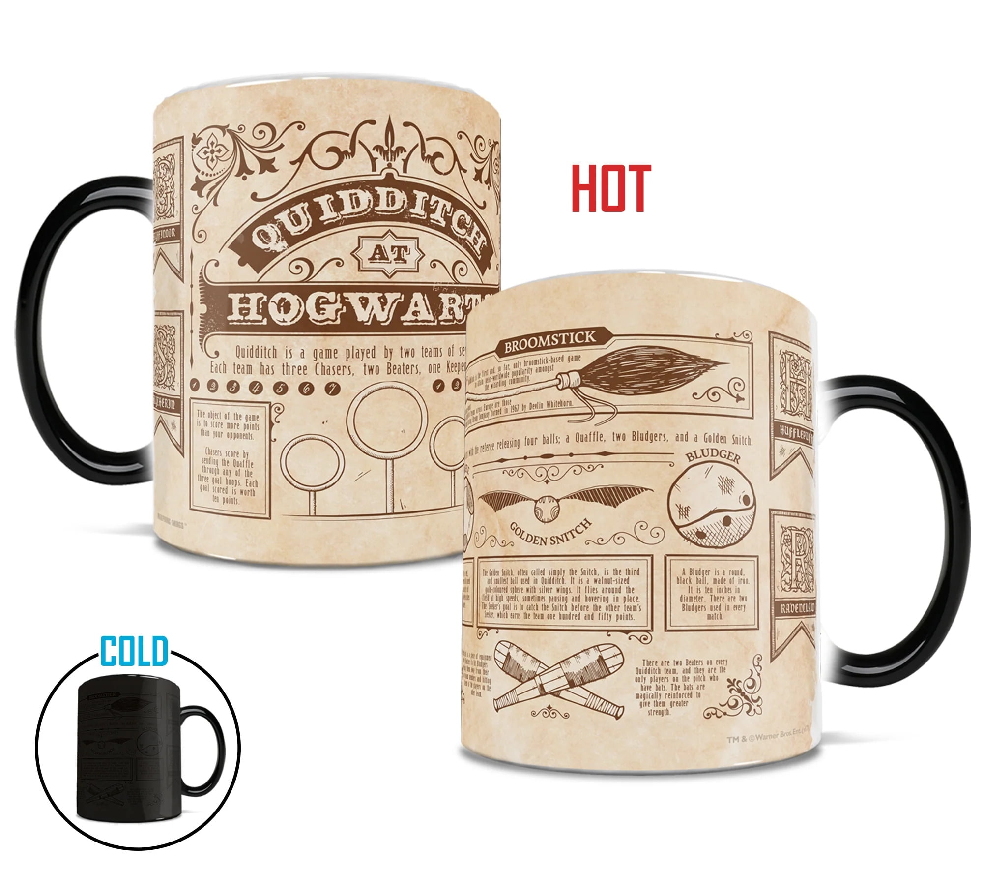 Harry Potter Quidditch Rules Morphing Mugs Heat Sensitive Mug