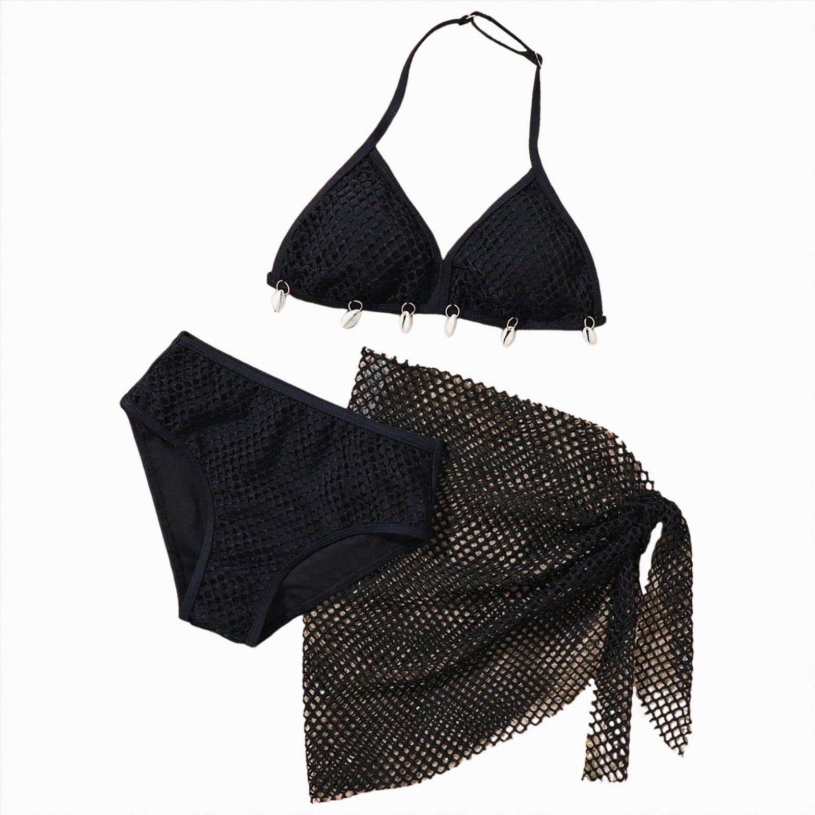 Hessimy Girls Swimsuit Two Pieces Bikini Set Ruffle Bathing Suits