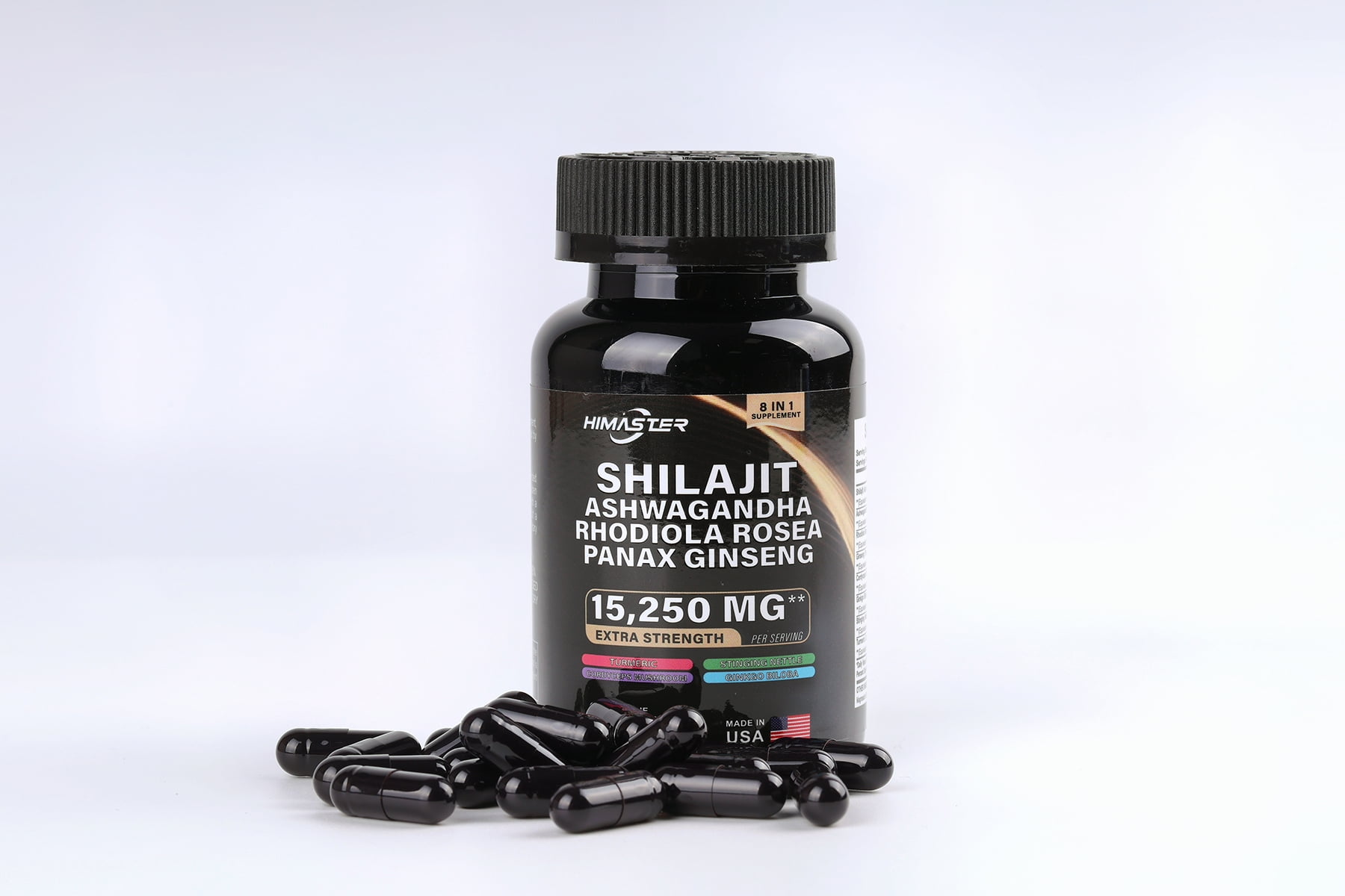 Himaster Shilajit Pure Himalayan Mg Energy Booster Ashwagandha