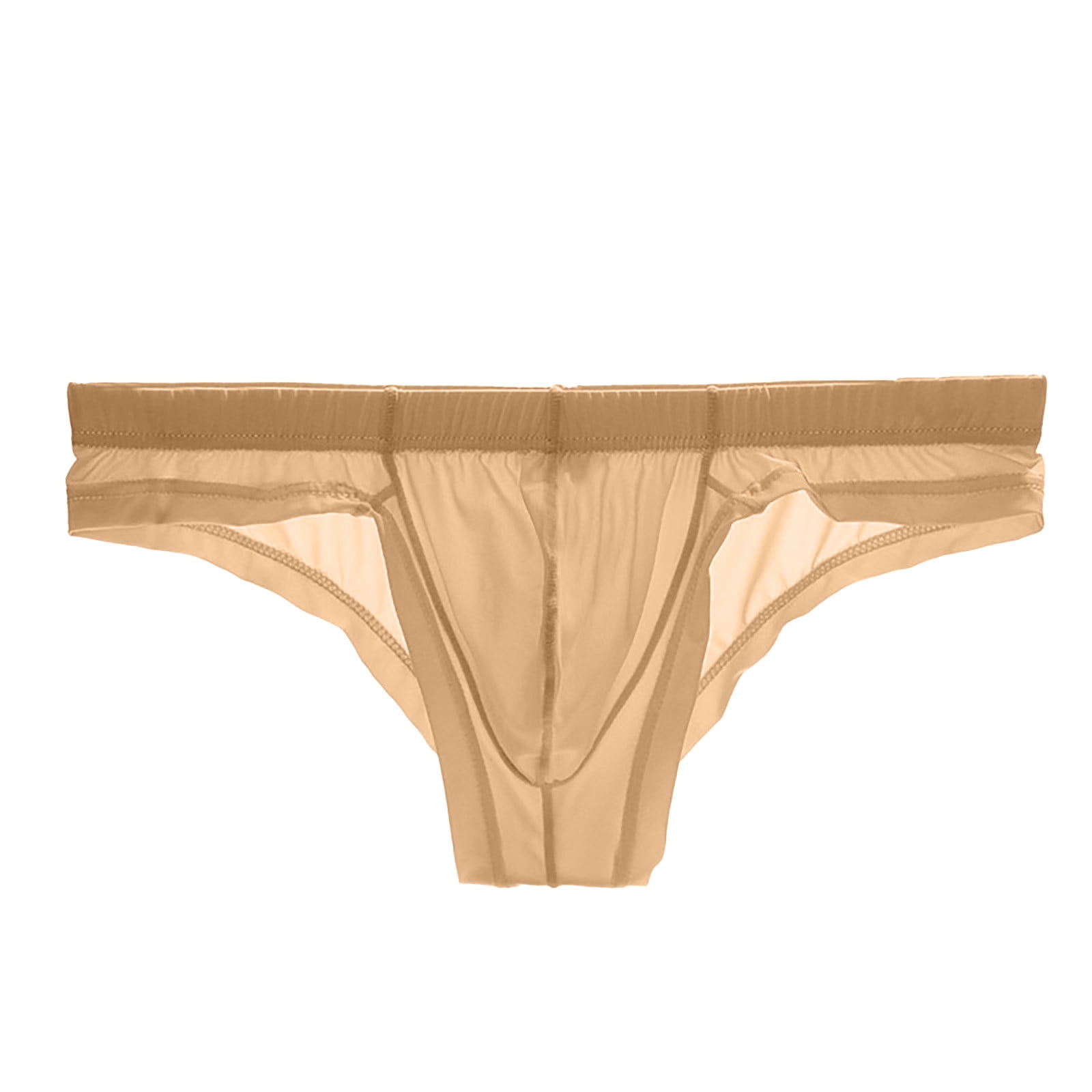Hinvhai Summer Code Mens Basic Bikini Briefs Pack Low Rise Ice Silk