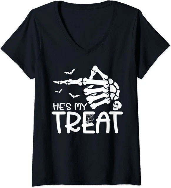 Hot Trending Kiraa Tee With He S My Treat And She S My Trick Couple