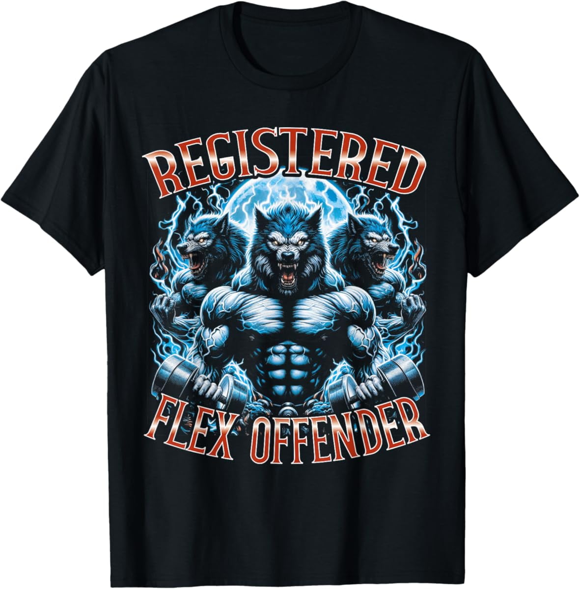 Hot Trending With Registered Flex Offender T Shirt Design Preview Only
