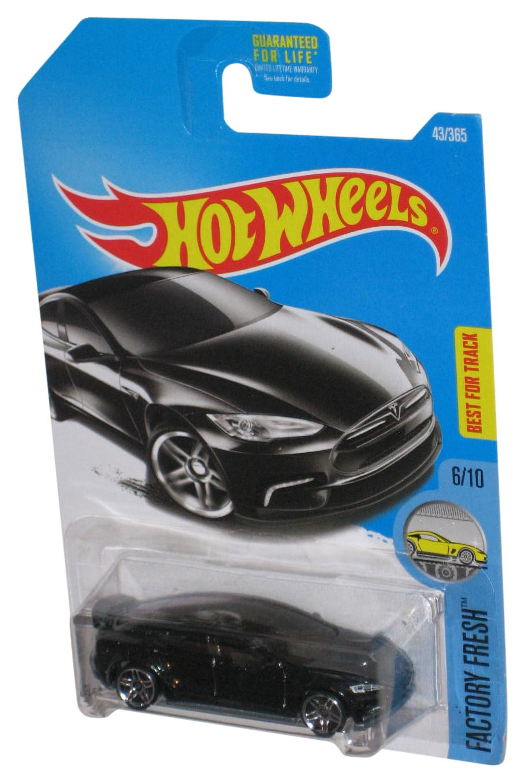Hot Wheels Factory Fresh Black Tesla Model S Toy Car Walmart