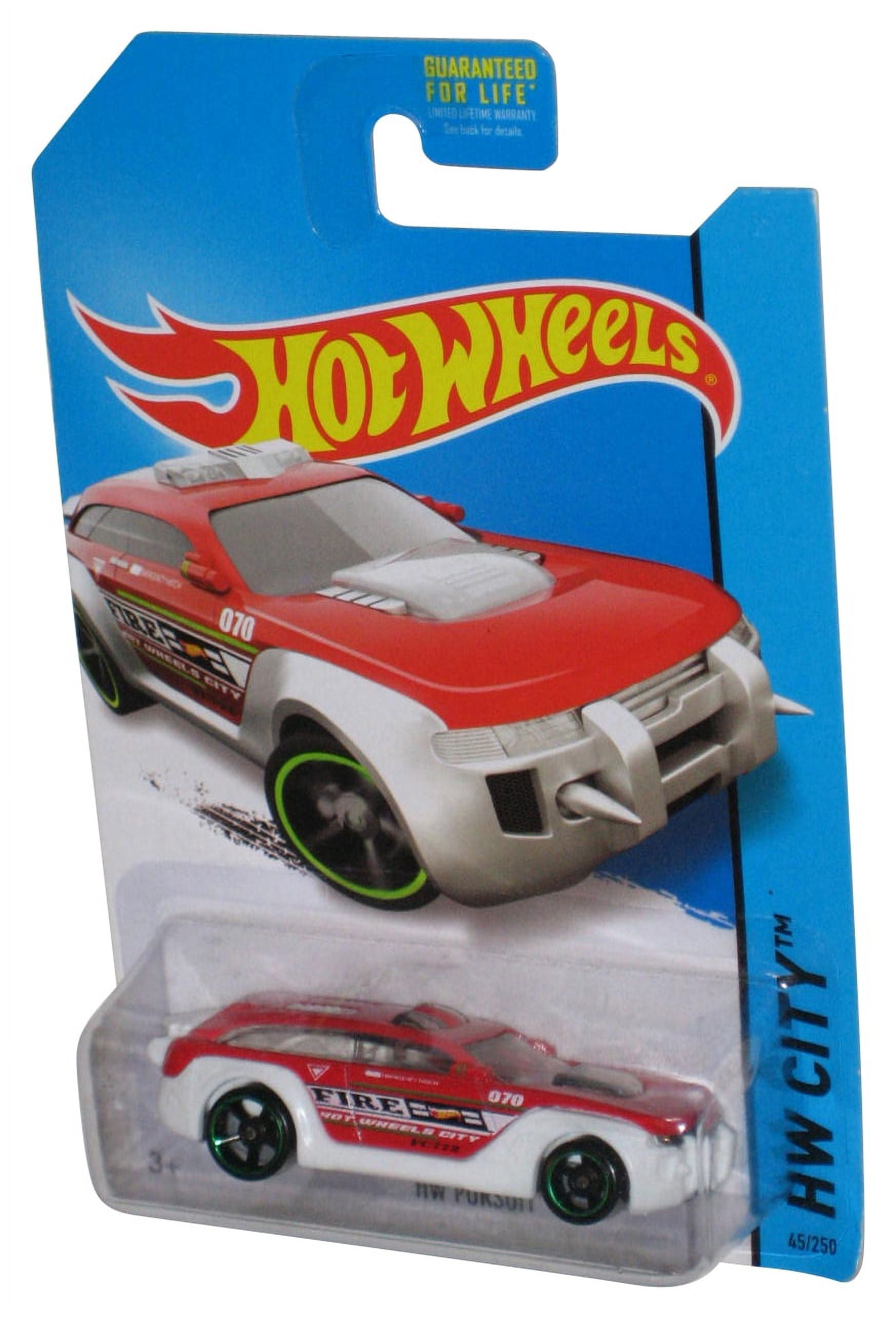 Hot Wheels Hw City Red White Pursuit Fire Toy Car Walmart