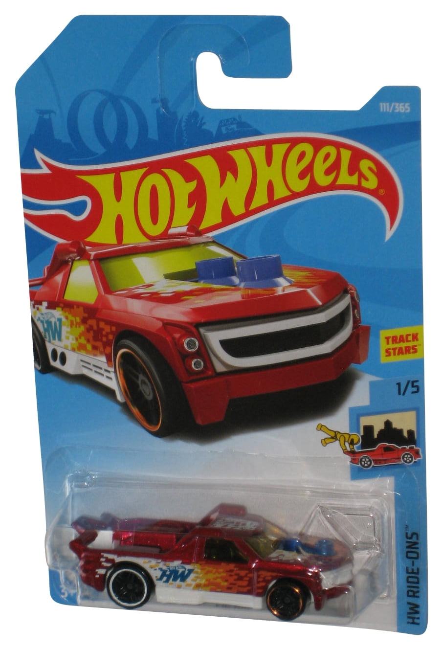 Hot Wheels HW Ride Ons 1 5 2017 Red Fig Rig Toy Car 111 365 Walmart