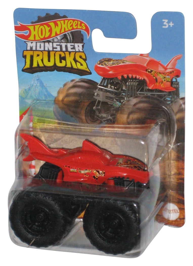 Hot Wheels Monster Trucks Mattel Lava Shark Mini Toy Car Truck Walmart