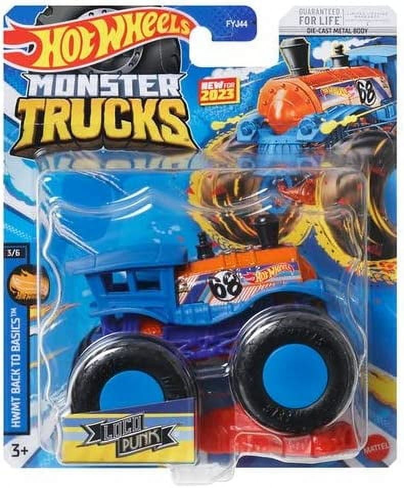 Hot Wheels Monster Trucks Loco Punk Blue Scale Walmart