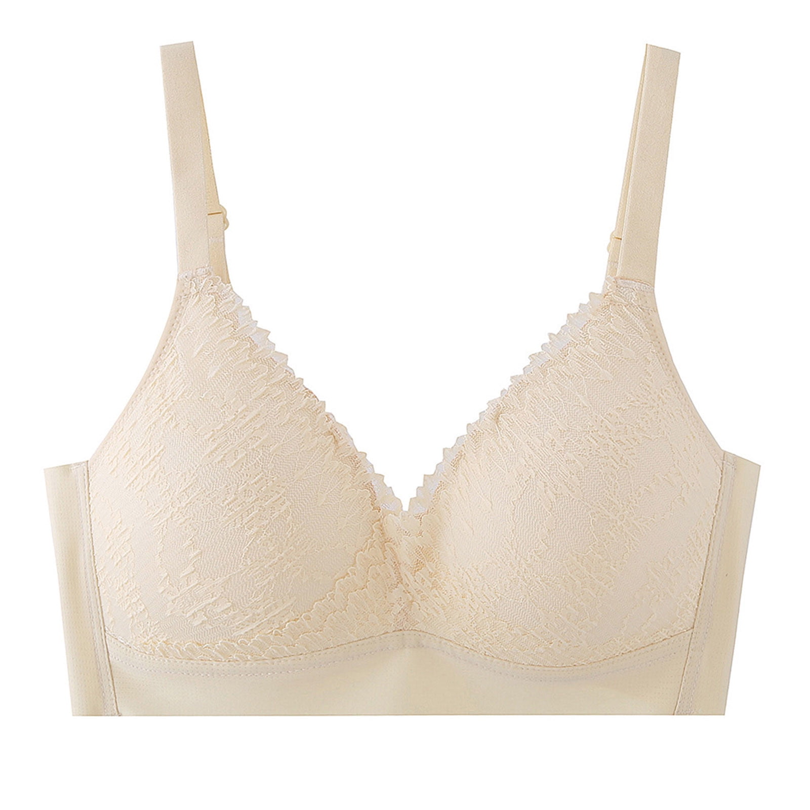 Hot Sl Wireless Bra For Women Womens Plus Size Bra Sexy Front Button Shaping Cup Shoulder Strap