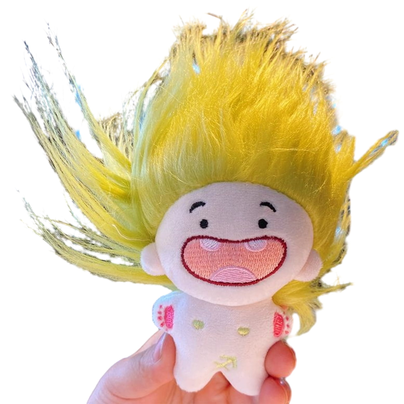 Huanledash Cm Stuffed Naked Doll Colorful Mess Hair Deciduous Teeth