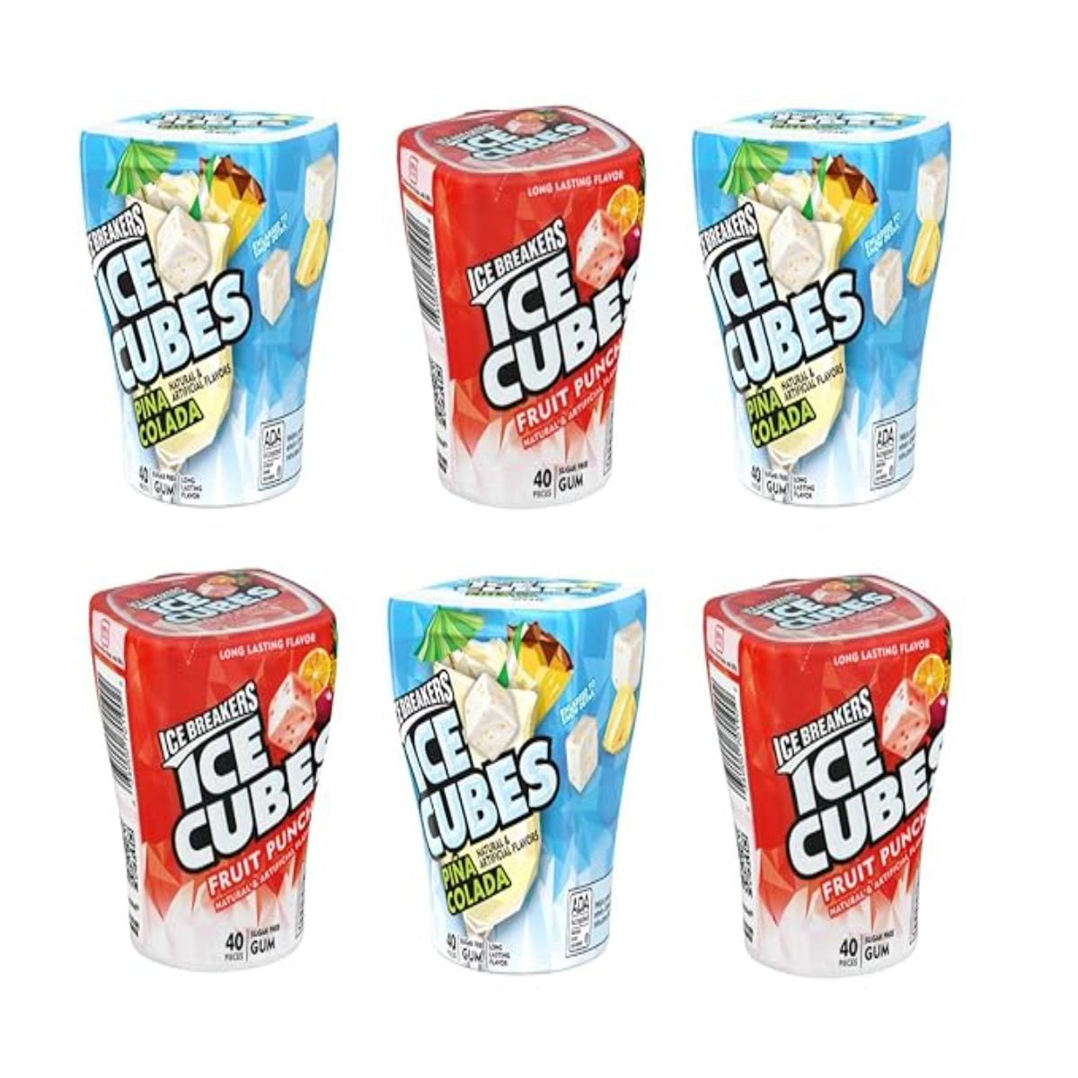 Ice Breakers Cubes Pi A Colada Fruit Punch Sugar Free Breath