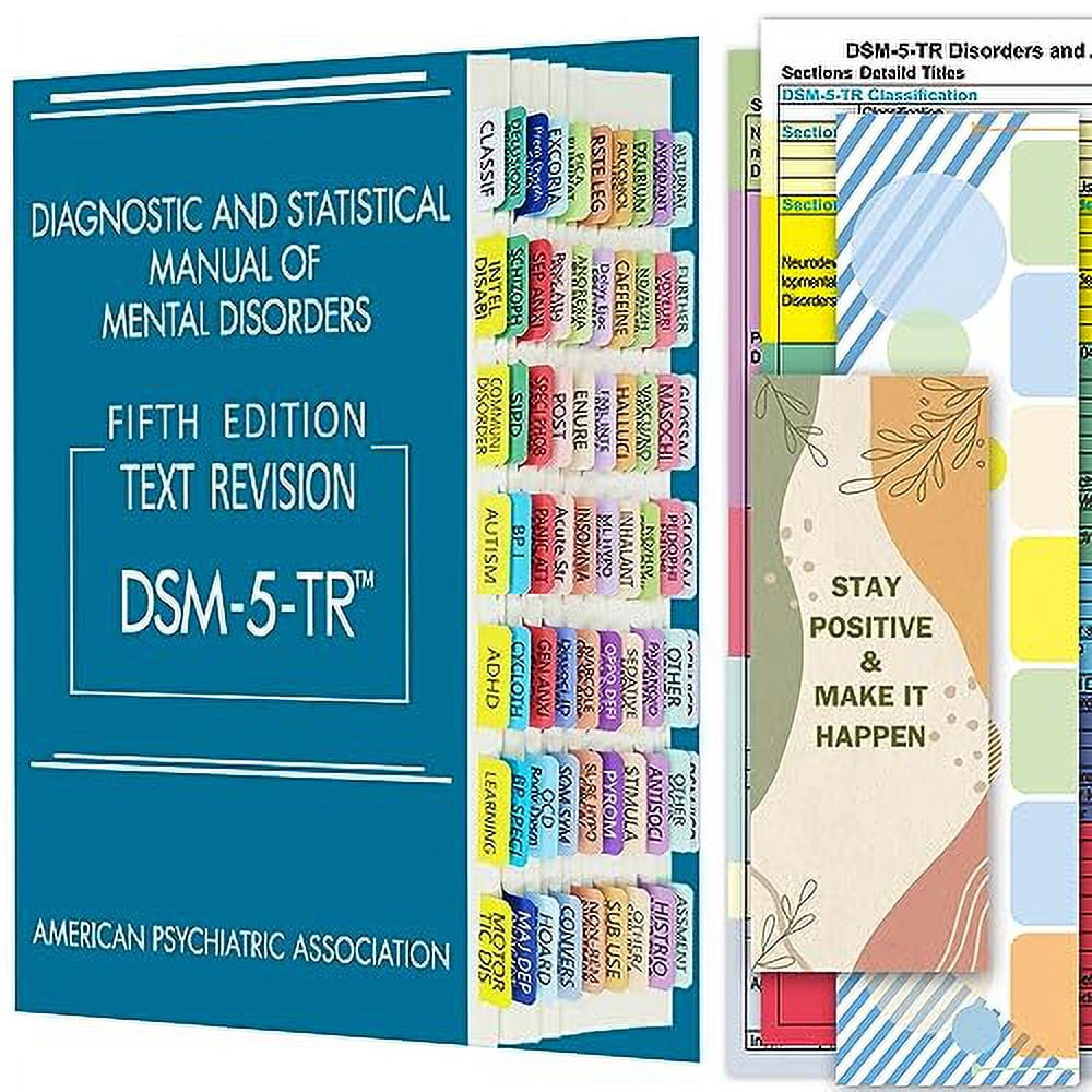 Index Tabs For Dsm Tr Dsm Color Coded And Laminated Dsm V Tr Tabs