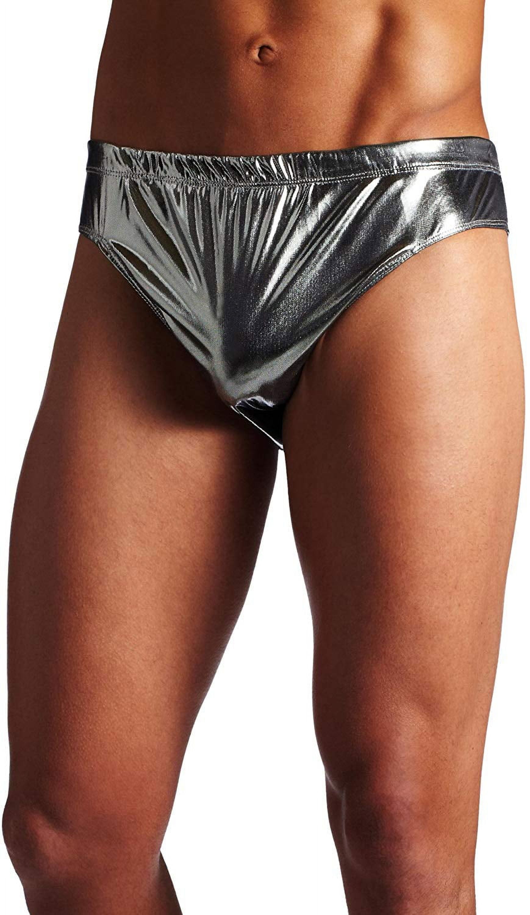 Intimo Men S Liquid Metallic Bikini Brief Underwear Walmart