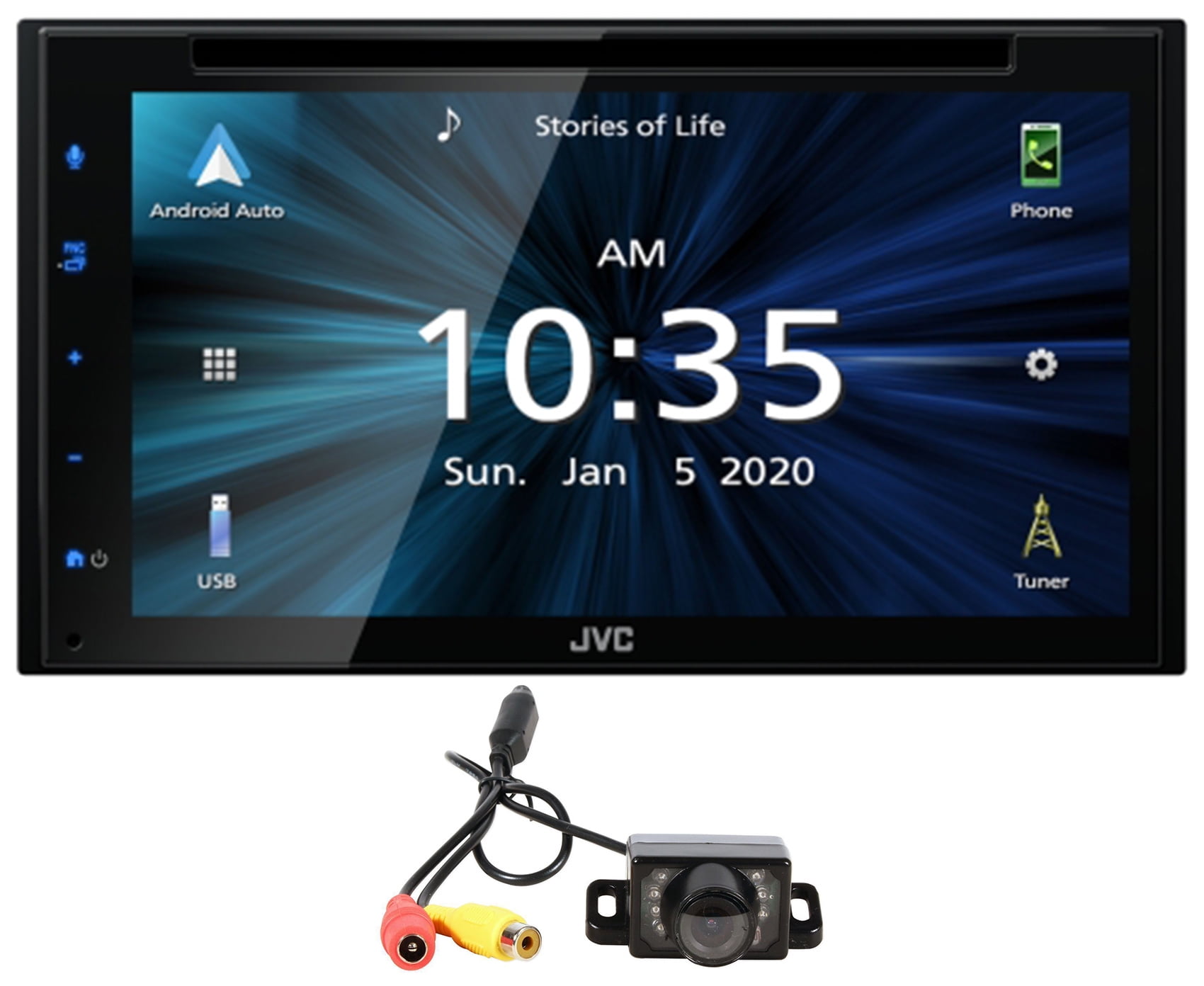 JVC KW V66BT Car Stereo 6 8 CD DVD Multimedia Receiver With Apple