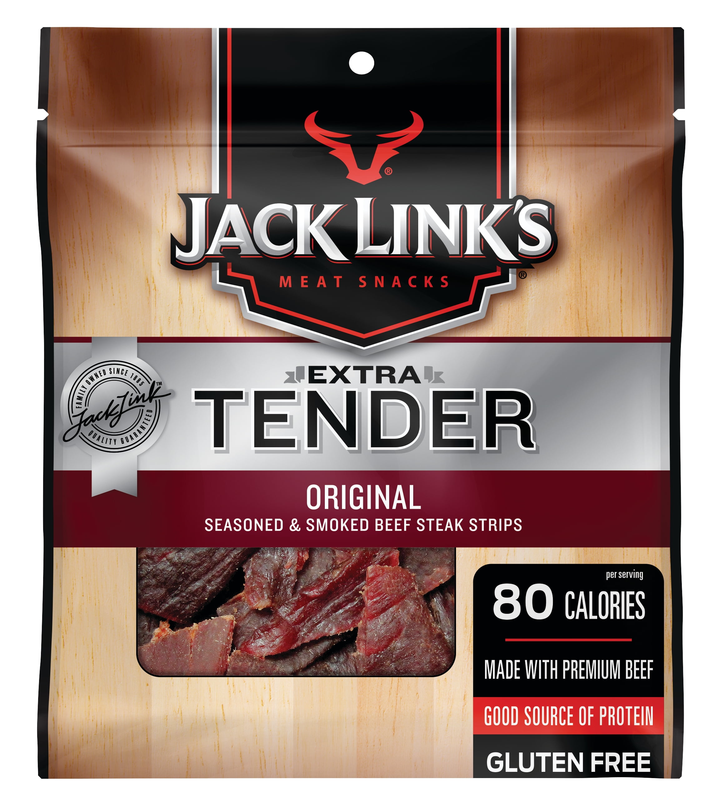 Jack Links Premium Cuts Extra Tender Steak Jerky Original Flavor