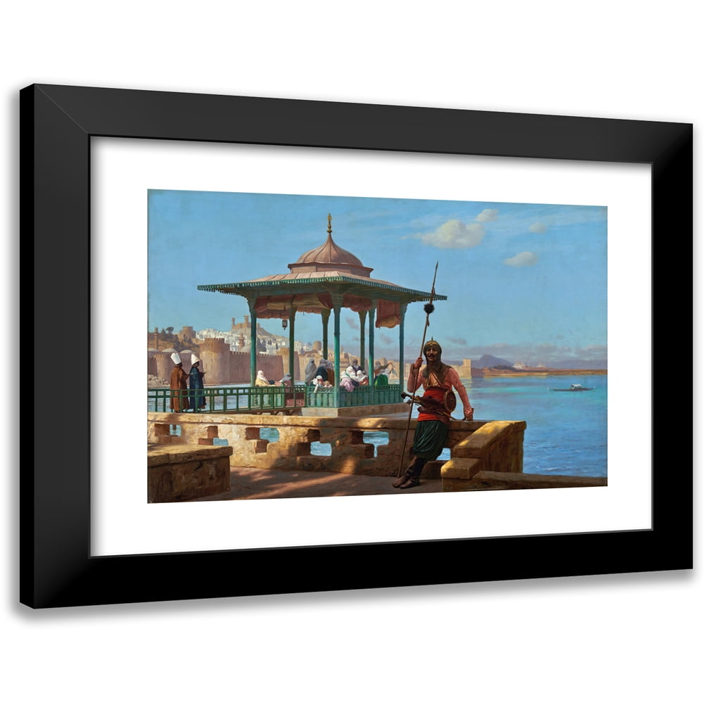 Jean Léon Gérôme 18x14 Black Modern Framed Museum Art Print Titled