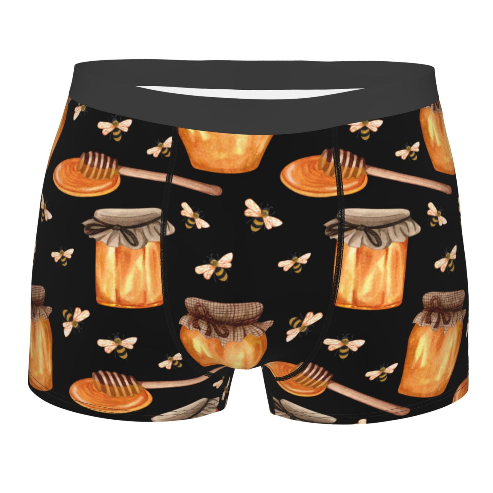 Junzan Bee And Honey Mens Underwear Boxer Briefs For Mens Large