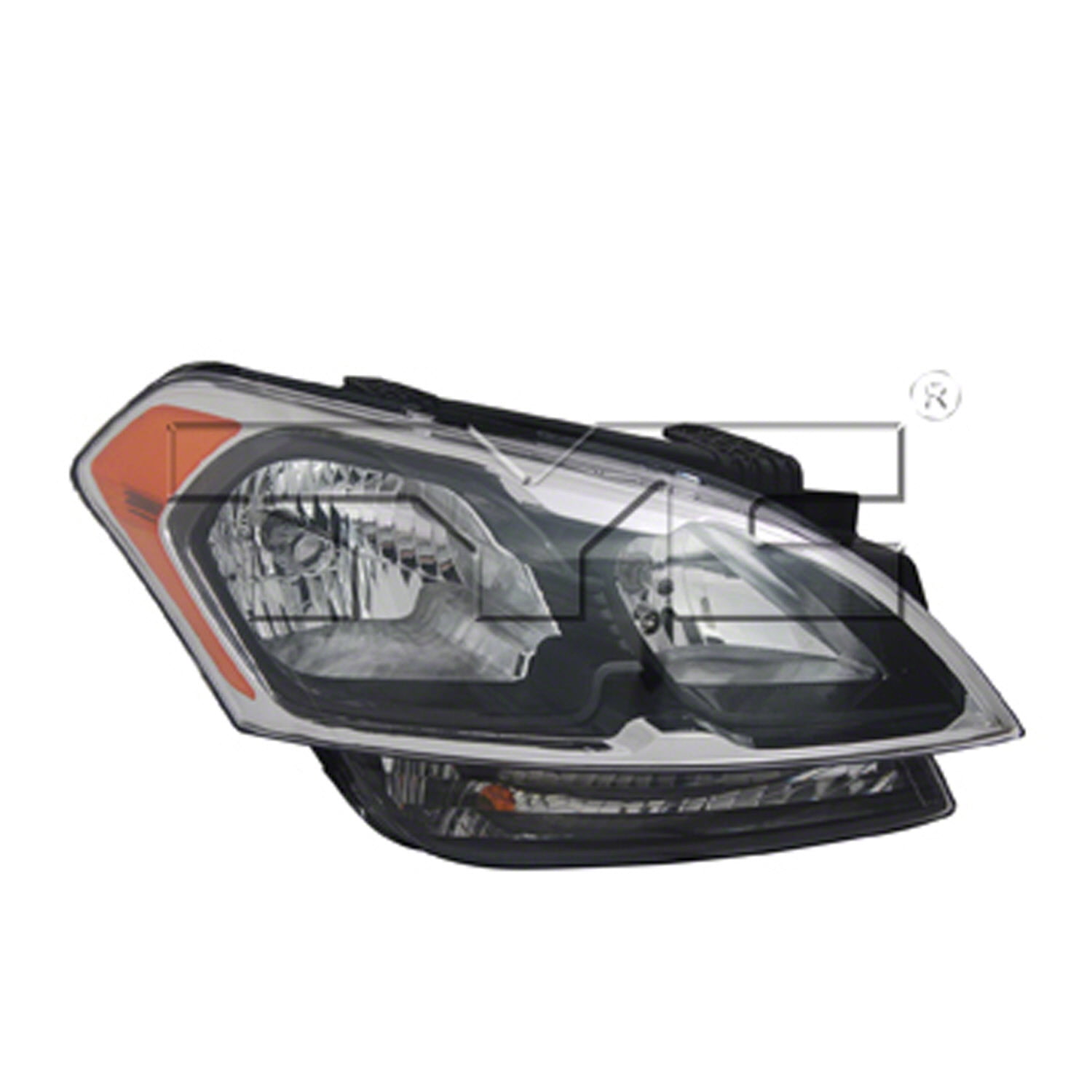 Kai New Capa Certified Standard Replacement Passenger Side Headlight