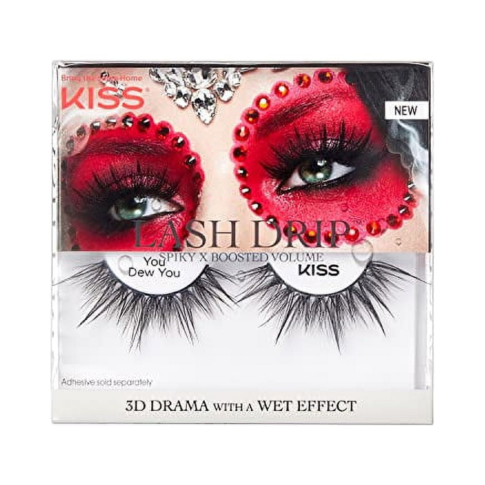 KISS Halloween Lash Drip False Eyelashes Spiky X Boosted Volume