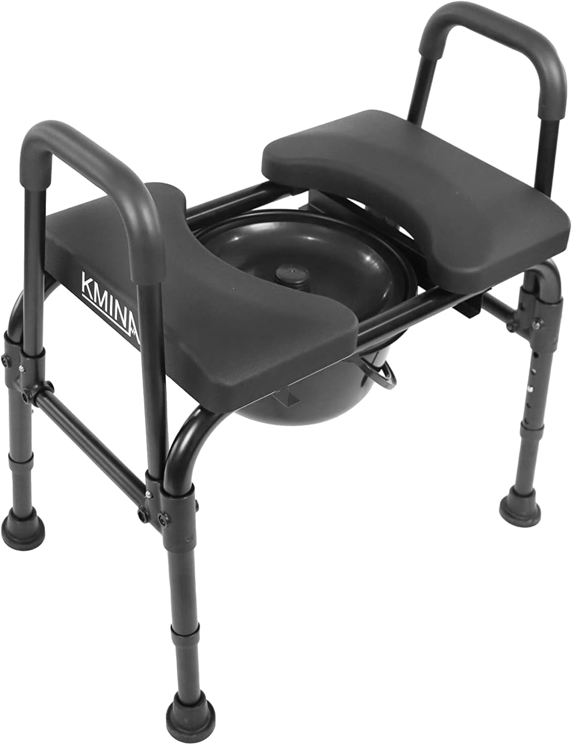 Kmina Medical Supplies For Elderly Adjustable Bedside Commode With