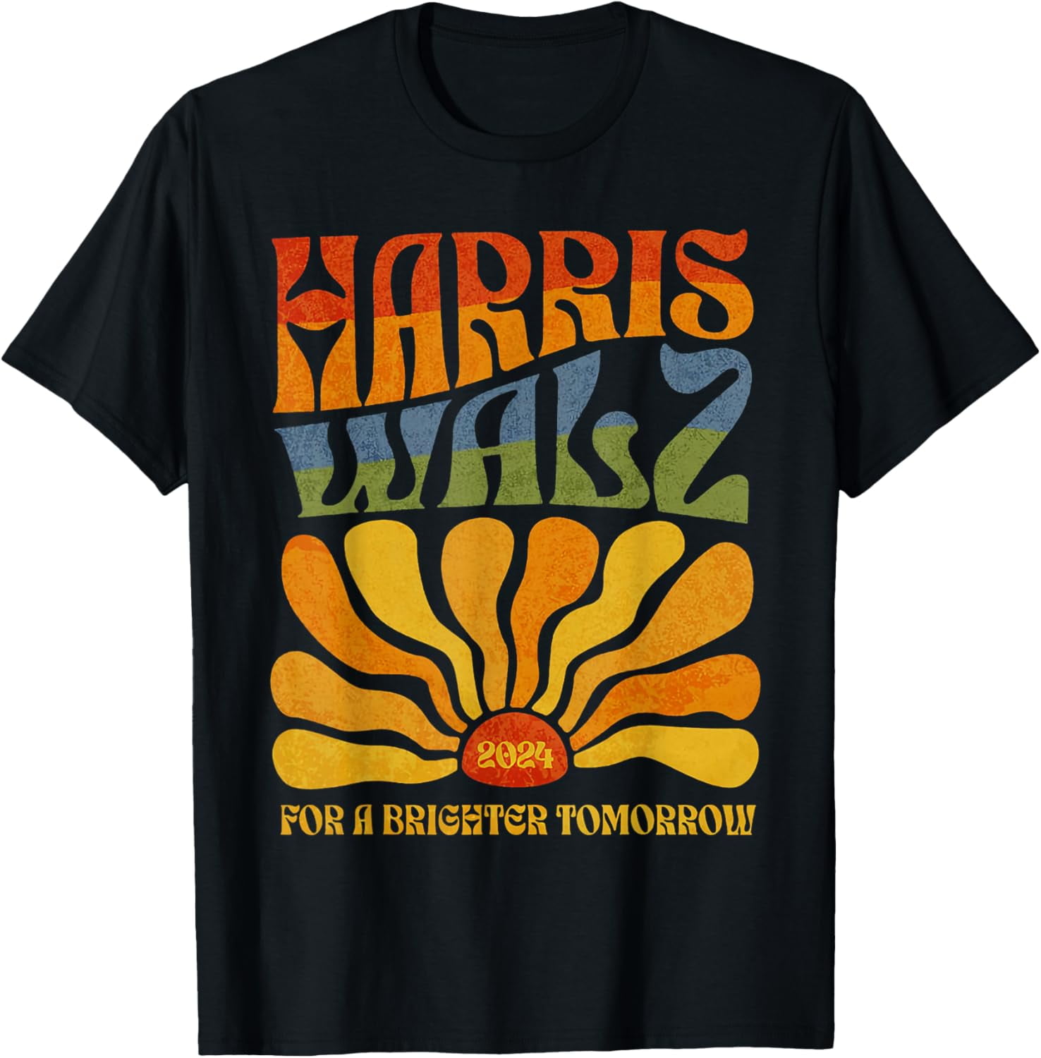 Kamala Harris Walz For A Brighter Tomorrow 2024 T Shirt Walmart