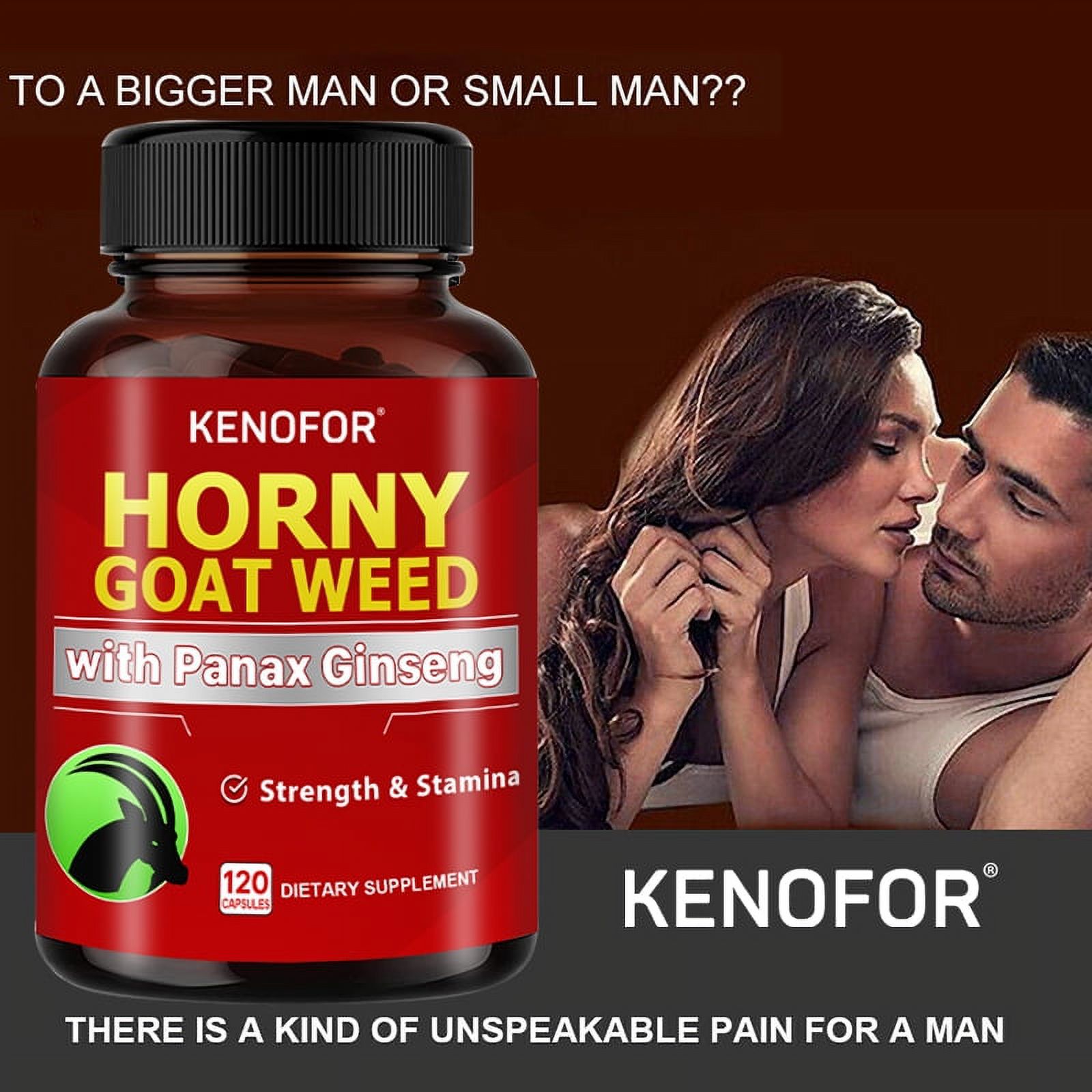 Kenofor In Super Horny Goat Weed And Ginseng Capsules To Boost