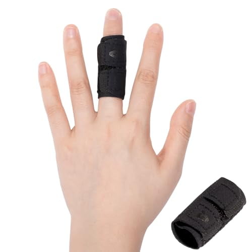 Kiimos Finger Splints Finger Sleeves Protectors Compression Elastic