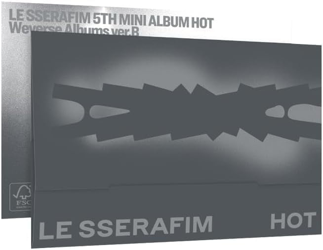 LE SSERAFIM HOT Th Mini Album WEVERSE ALBUMS B Version Walmart