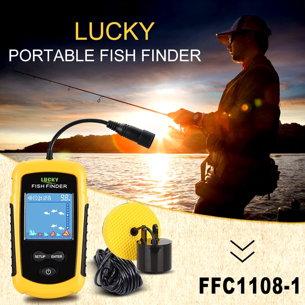 Lucky Fishing Finder Screen Portable Wired Lcd Color Screen Wired Fish