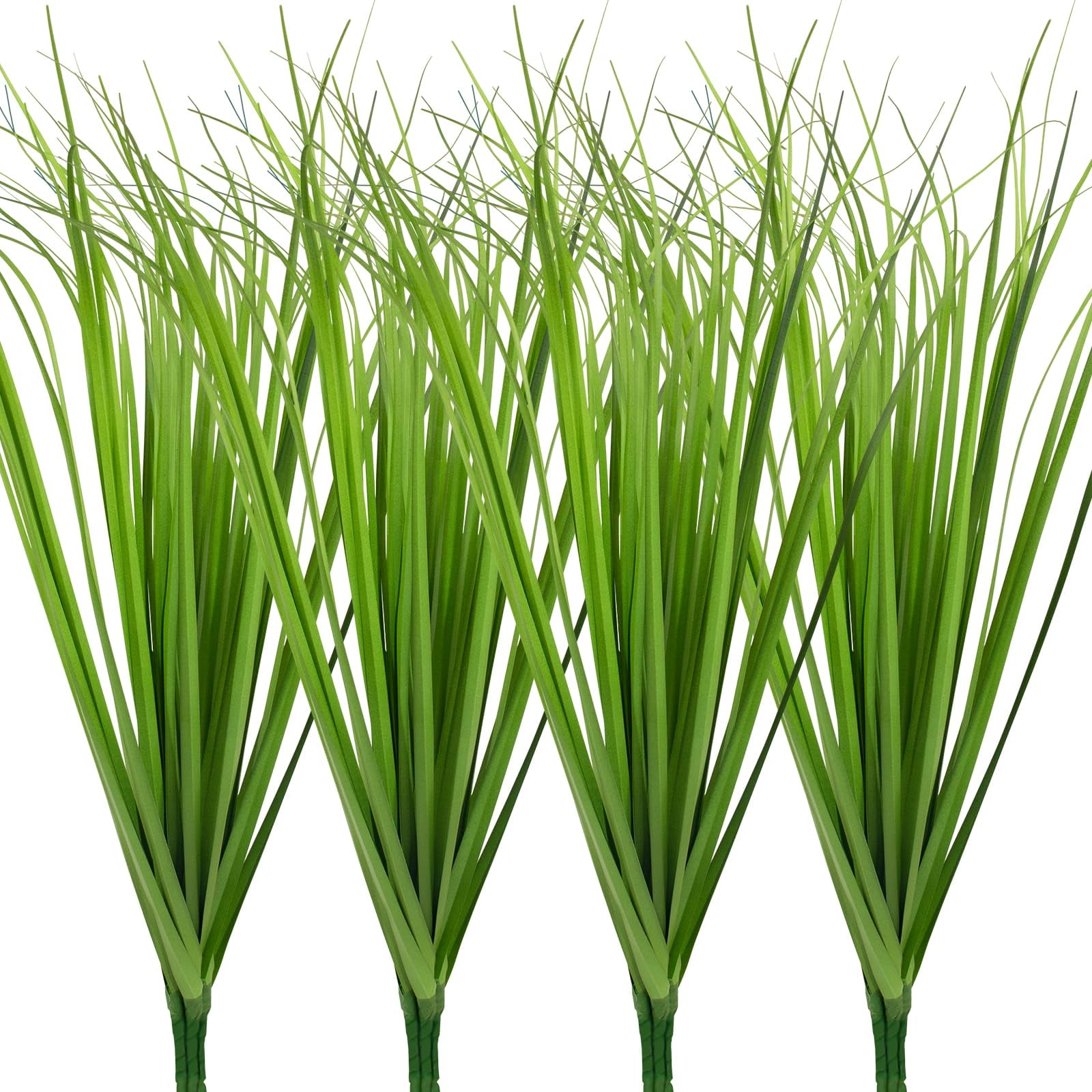 Luzoga Bunches Artificial Plants Onion Grass Greenery Faux Shrubs